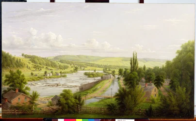 Mohawk River bei Little Falls, New York, 1892